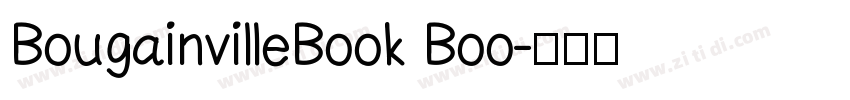 BougainvilleBook Boo字体转换